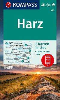 Cover for Kompass · Kompass Wanderkarte: Harz (Hardcover Book) (2020)