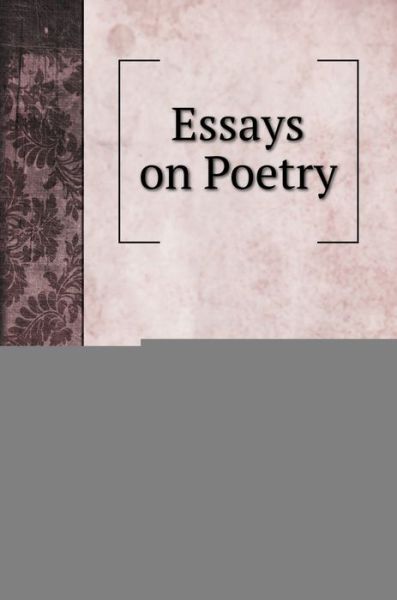 Cover for William Hazlitt · Essays on Poetry (Hardcover Book) (2020)