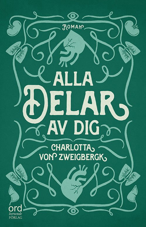 Cover for Charlotta von Zweigbergk · Alla delar av dig (Gebundesens Buch) (2015)