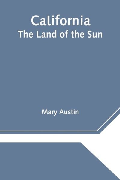 Cover for Mary Austin · California (Paperback Book) (2021)