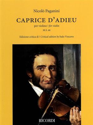 Cover for Nicolo Paganini · Caprice Dadieu (Paperback Book) (2017)