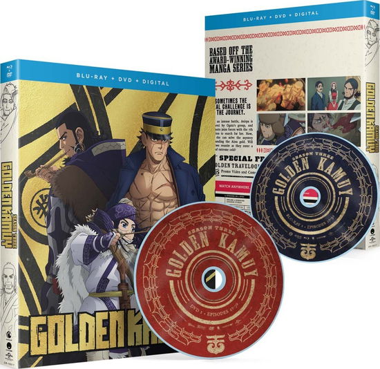 Golden Kamuy: Season 3 - Golden Kamuy: Season 3 - Movies - FUNIMATION - 0704400105173 - October 5, 2021