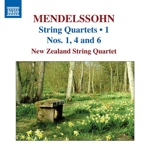 String Quartets 1 Nos 1 4 & 6 - Mendelssohn / New Zealand String Quartet - Musik - NAXOS - 0747313000173 - 25. marts 2008