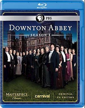 Cover for Masterpiece Classic: Downton Abbey Season 3 (Blu-ray) (2013)