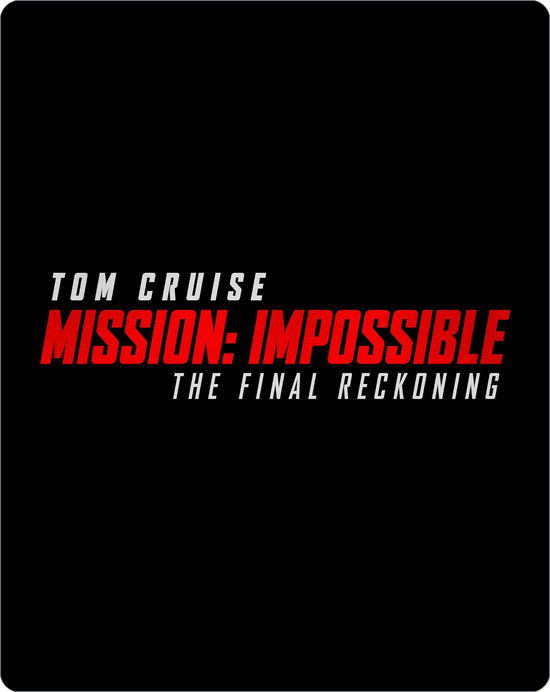 Cover for Mission: Impossible - Final Reckoning (Steelbook) (4K Ultra HD/BD) [Steelbook edition] (2025)