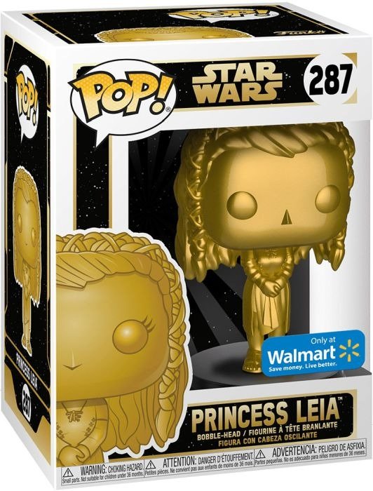 PoP! - Star Wars - Princess Leia Gold ( 287) - Funko - Merchandise - Funko - 0889698430173 - 
