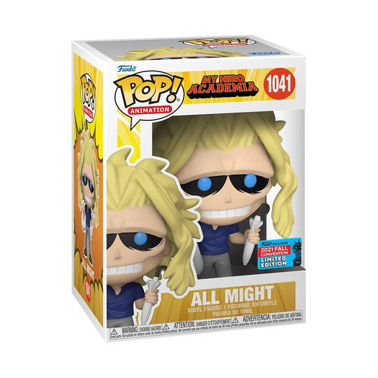 Cover for My Hero Academia: Funko Pop! Animation · All Might With Bag &amp; Umbrella (MERCH)