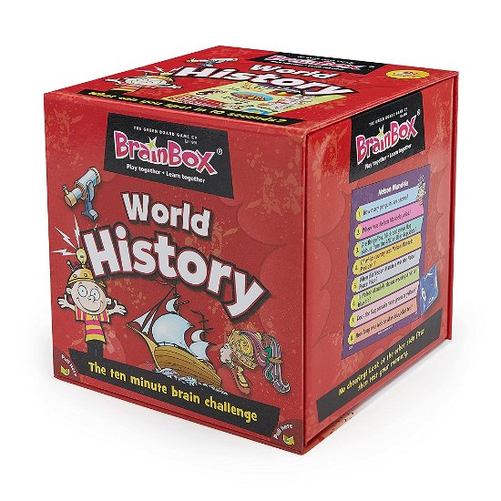 Cover for Brainbox · Brain Box World History (Legetøj)
