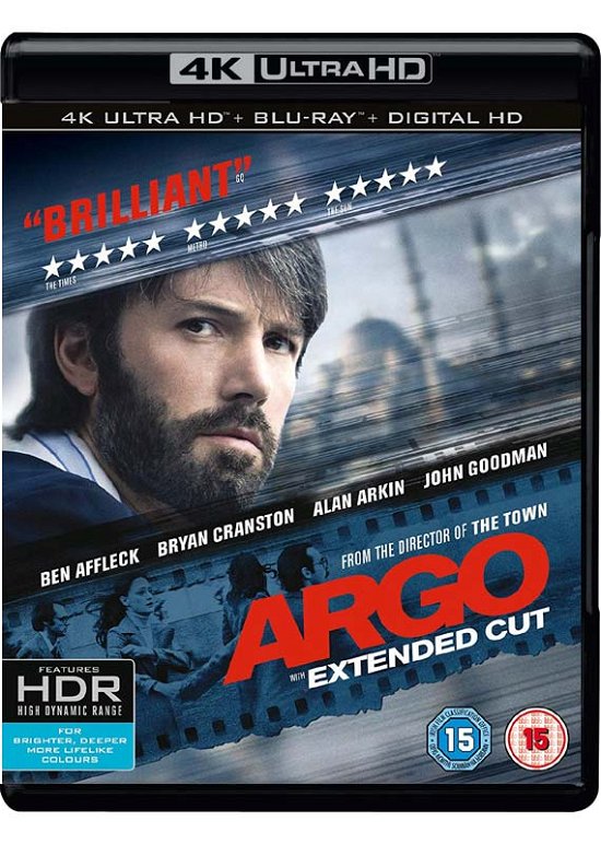 Cover for Argo (4k Blu-ray) · Argo (4K UHD Blu-ray) (2016)
