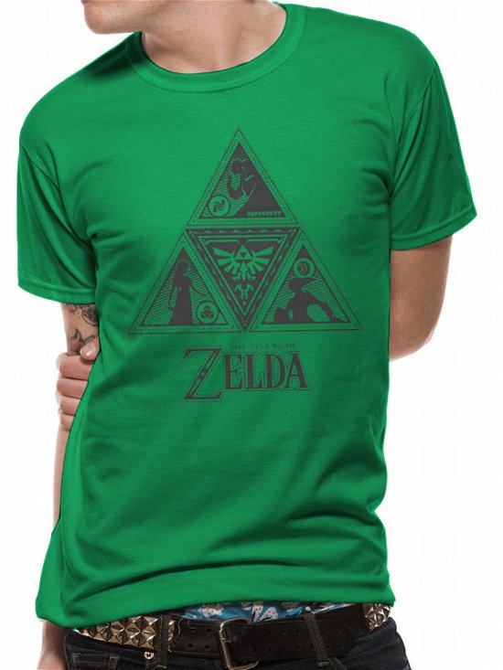 Zelda Triforce (T-Shirt Unisex Tg. L) - Nintendo: Legend Of Zelda (The) - Merchandise -  - 5054015414173 - 