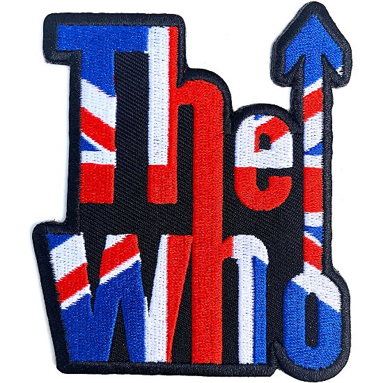 The Who Standard Woven Patch: Union Jack - The Who - Merchandise -  - 5056368642173 - 