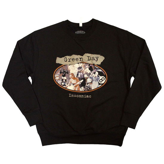 Cover for Green Day · Green Day Unisex Sweatshirt: Insomniac (Black) (CLOTHES) [size S] (2024)