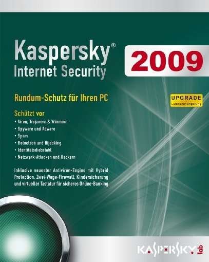 Kaspersky Internet Security 2009 Upgrade - Pc - Game -  - 5060037895173 - June 6, 2008