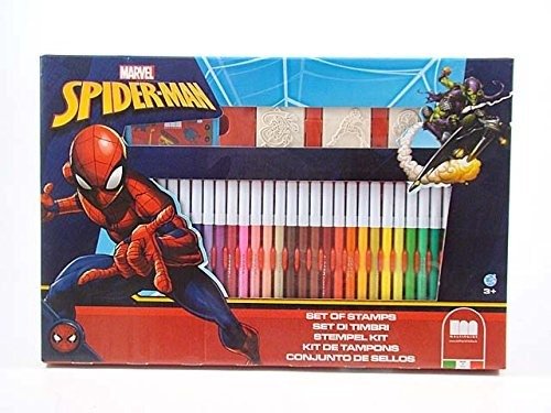 Cover for Multiprint · Spiderman Kleurset met Stempels 41dlg. (Toys)