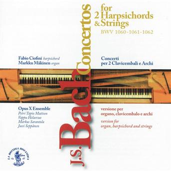 Concertos for 2 Harpsichords & Strings - J.s. Bach - Musiikki - MASTER MUSIC - 8015203101173 - perjantai 31. elokuuta 2018