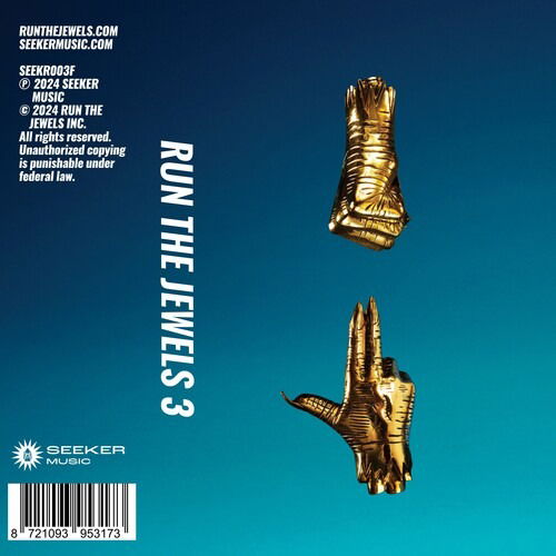 Cover for Run the Jewels · Run the Jewels 3 (Gold Cassette) (Cassette) (2024)