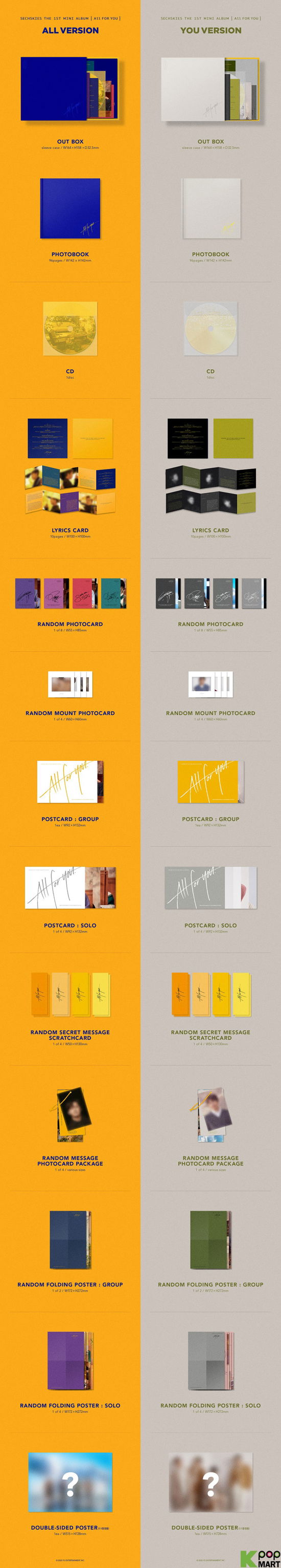 Cover for Sechskies · All for You (CD/Merch) (2020)