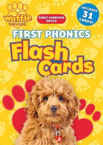 Cover for Scholastic · First Phonics Flash Cards - Waffle the Wonder Dog (Flashkort) (2020)