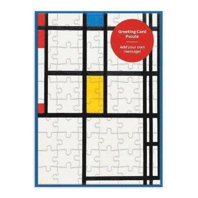 MoMA Mondrian Greeting Card Puzzle - Piet Mondrian Galison - Brætspil - Galison - 9780735367173 - 15. april 2021