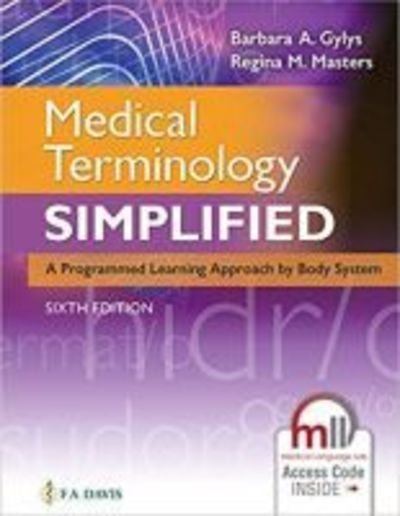 Cover for Barbara A. Gylys · Medical Terminology Simplified: A Programmed Learning Approach by Body System, Online Access Card (Flashcards) [6 Revised edition] (2019)