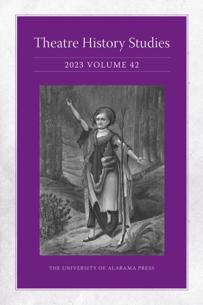 Cover for Lisa Jackson-Schebetta · Theatre History Studies 2023, Volume 42 - Theatre History Studies (Paperback Book) (2024)