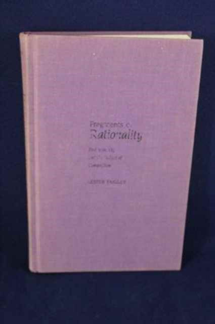 Cover for Lester Faigley · Fragments of Rationality: Postmodernity and the Subject of Composition - Pittsburgh Series in Composition, Literacy and Culture (Hardcover Book) (1993)