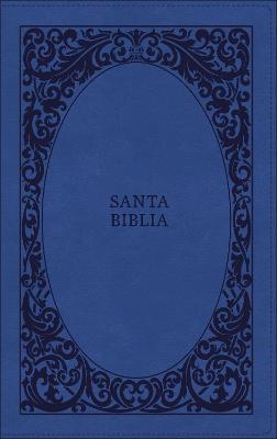 Cover for Vida · Biblia Reina-Valera 1960, Tierra Santa, Ultrafina Letra Grande, Leathersoft, Azul, Con Cierre (Leather Book) (2023)