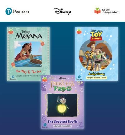 Cover for Smriti Prasadam-Halls · Pearson Bug Club Disney Year 1 Pack E, including decodable phonics readers for phase 5; Moana: The Way to the Sea, Toy Story: Andy's Party, The Princess and the Frog: The Sweetest Firefly - Bug Club (Bog) (2022)
