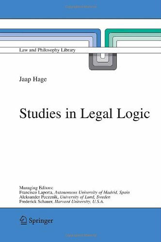 Cover for Jaap Hage · Studies in Legal Logic - Law and Philosophy Library (Hardcover Book) [2005 edition] (2005)