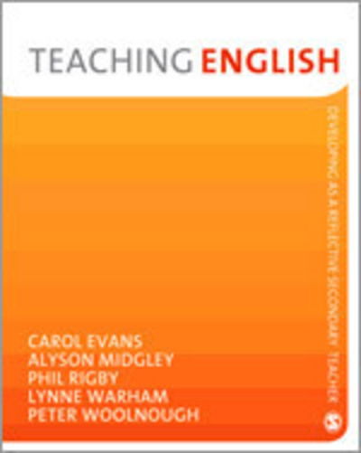 Cover for Carol Evans · Teaching English - Developing as a Reflective Secondary Teacher (Gebundenes Buch) (2009)