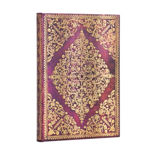 Cover for Paperblanks · Viola (Diamond Rosette) Midi Unlined Hardcover Journal - Diamond Rosette (Hardcover Book) (2021)