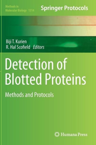 Cover for Biji T Kurien · Detection of Blotted Proteins: Methods and Protocols - Methods in Molecular Biology (Hardcover Book) [2015 edition] (2015)