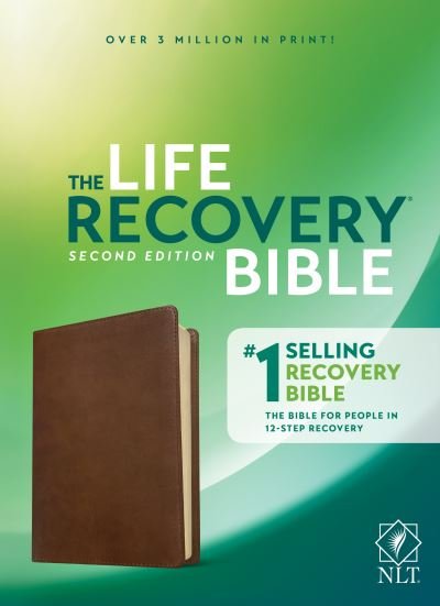 Cover for Stephen Arterburn · NLT Life Recovery Bible, Second Edition (LeatherLike, Rustic Brown) (Buch) (2021)