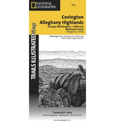 Cover for National Geographic Maps · Covington Alleghany Highlands: George Washington / Jefferson National Forest - National Forest / Blm S. (Kort) (2012)