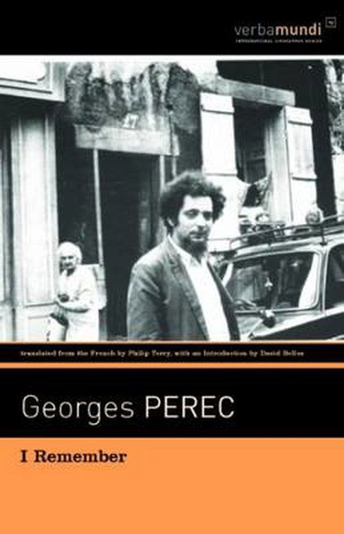 Cover for Georges Perec · I Remember (Paperback Book) (2014)