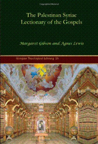Cover for Margaret Gibson · The Palestinan Syriac Lectionary of the Gospels - Kiraz Theological Archive (Gebundenes Buch) (2008)
