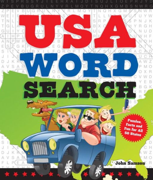 Cover for John Samson · USA Word Search: Puzzles, Facts, and Fun for 50 States (Spiral Book) [Spi edition] (2014)