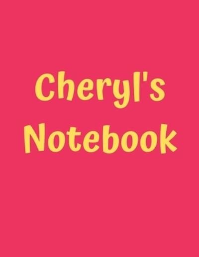 Cover for 99 Notes · Cheryl's Notebook (Pocketbok) (2019)