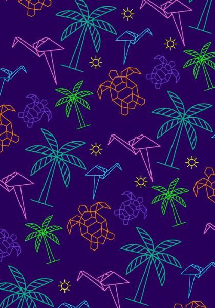 Cover for Fresh Knight Designs · Tropical Geometric Pattern Coloring Notebook for Teens (Taschenbuch) (2019)