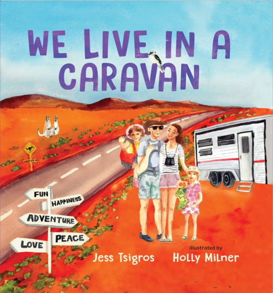 Cover for Jess Tsigros · We Live in a Caravan (Hardcover Book) (2022)