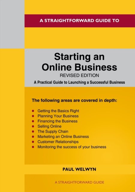Cover for Paul Welwyn · A Straightforward Guide to Starting An Online Business: Revised Edition 2024 (Pocketbok) (2024)