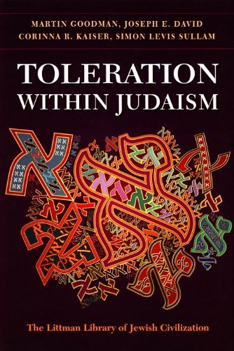 Cover for Simon Levis Sullam · Toleration Within Judaism (Littman Library of Jewish Civilization) (Hardcover Book) (2013)