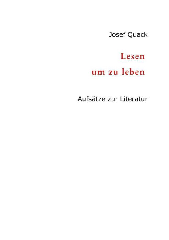 Cover for Quack · Lesen um zu leben (N/A) (2021)