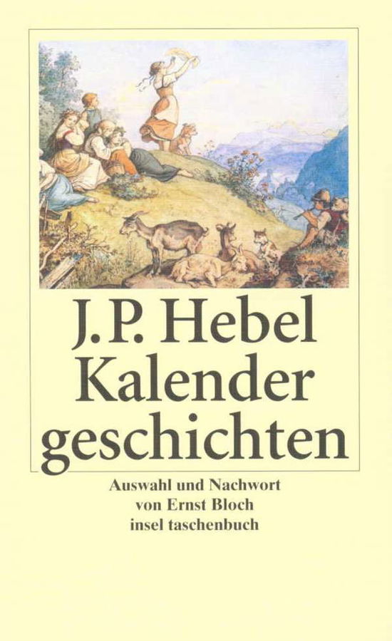Cover for Johann Peter Hebel · Insel TB.0017 Hebel.Kalendergeschichten (Book)