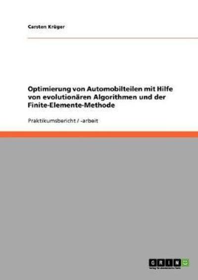 Cover for Krüger · Optimierung von Automobilteilen (Book) [German edition] (2013)