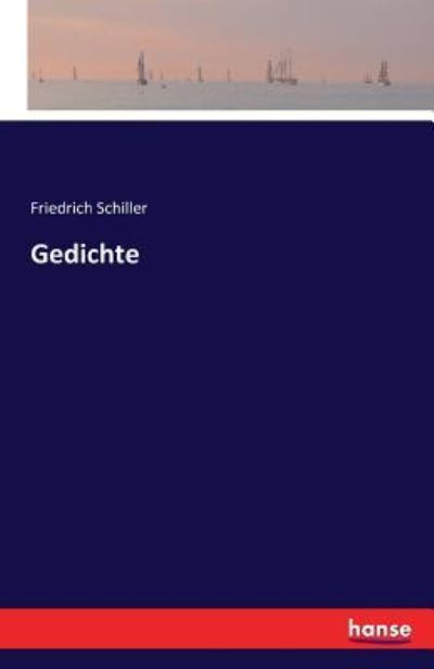 Cover for Friedrich Schiller · Gedichte (Paperback Bog) (2017)