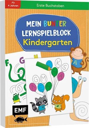 Cover for Sandy Thißen · Mein bunter Lernspielblock - Kindergarten: Erste Buchstaben (Paperback Book) (2022)