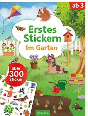 Cover for Timo Schumacher · Erstes Stickern - Im Garten (Paperback Book) (2022)