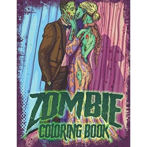 Cover for Ava Browne · Zombie Coloring Book (Paperback Bog) (2020)
