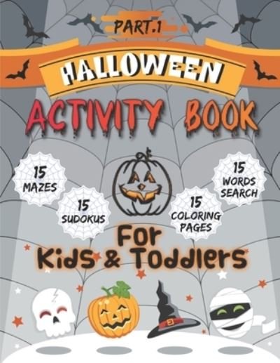Cover for Kr Kidscolors Publishing · Halloween Activity Book For Kids and Toddlers - Part 1 (Taschenbuch) (2020)